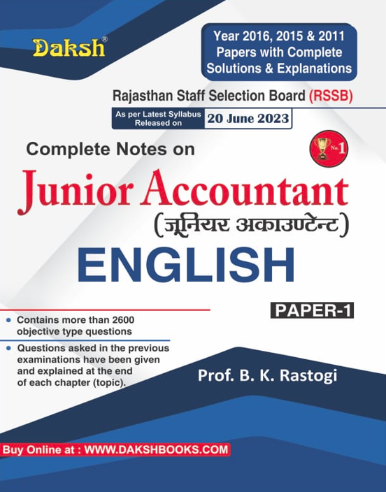 Junior Accountant English