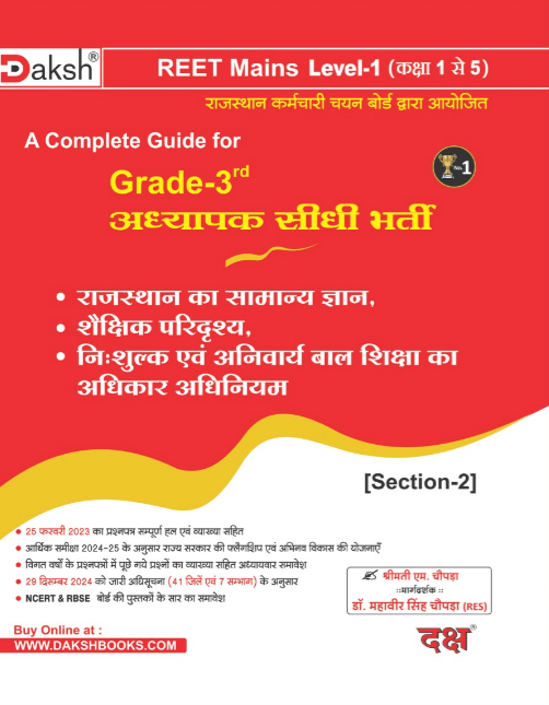 Reet Mains Level-1 Rajasthan Gk