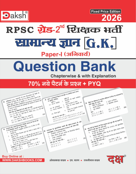 RPSC IInd Grade G.K Question Bank (Paper-I)
